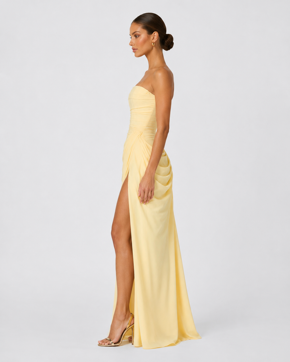 Vestido de Gala Drapeado Protagonista
