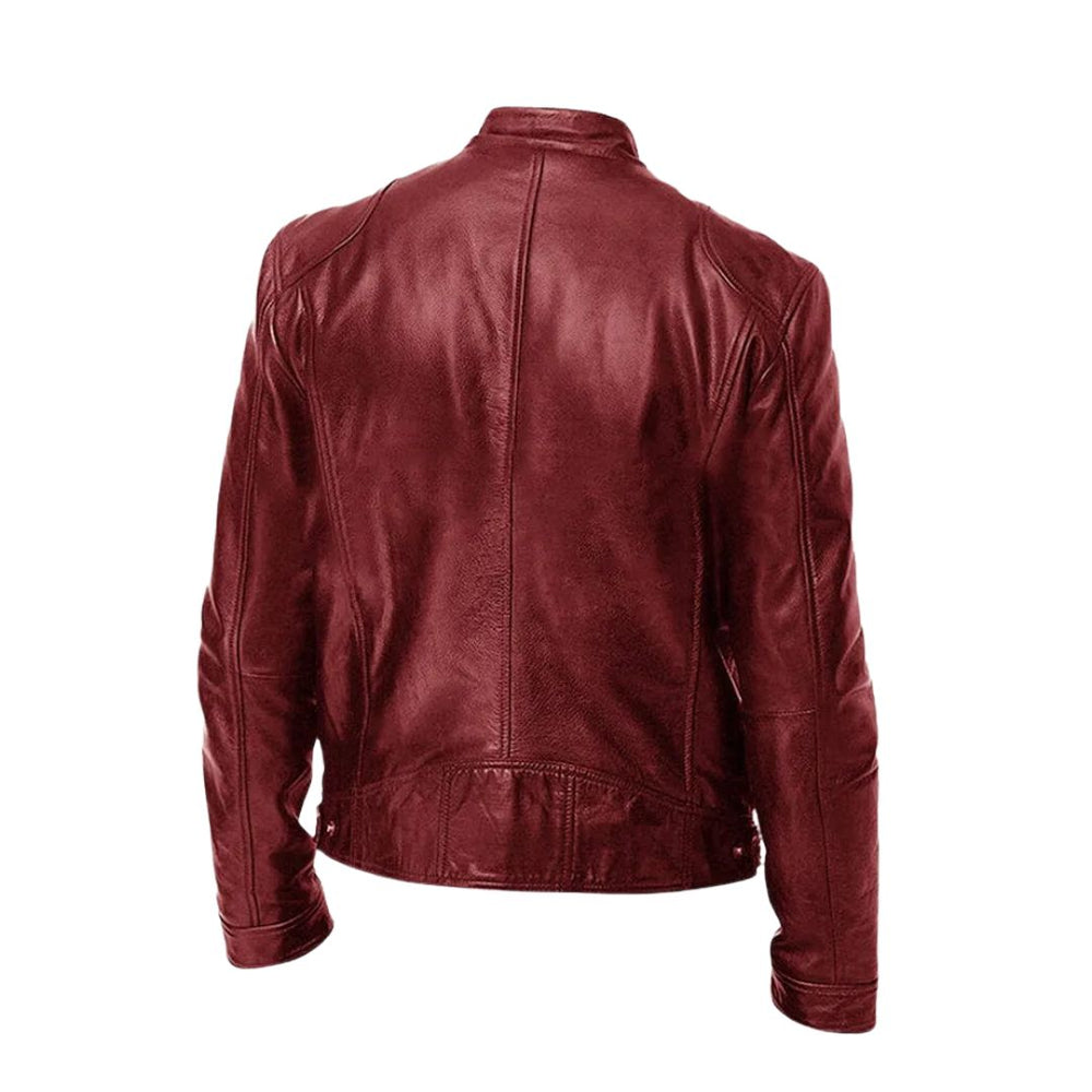 BRUNO - Chaqueta de piel de motorista™