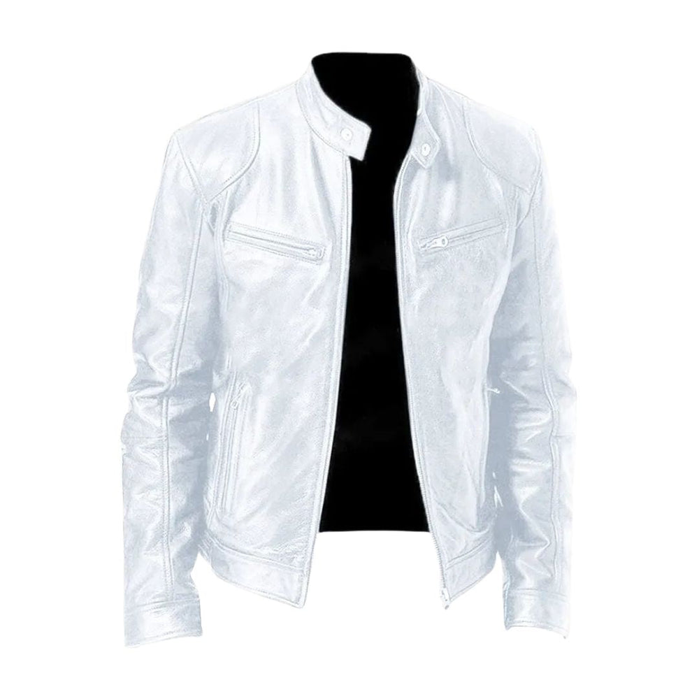 BRUNO - Chaqueta de piel de motorista™