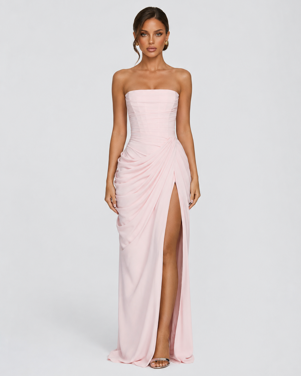 Vestido de Gala Drapeado Protagonista