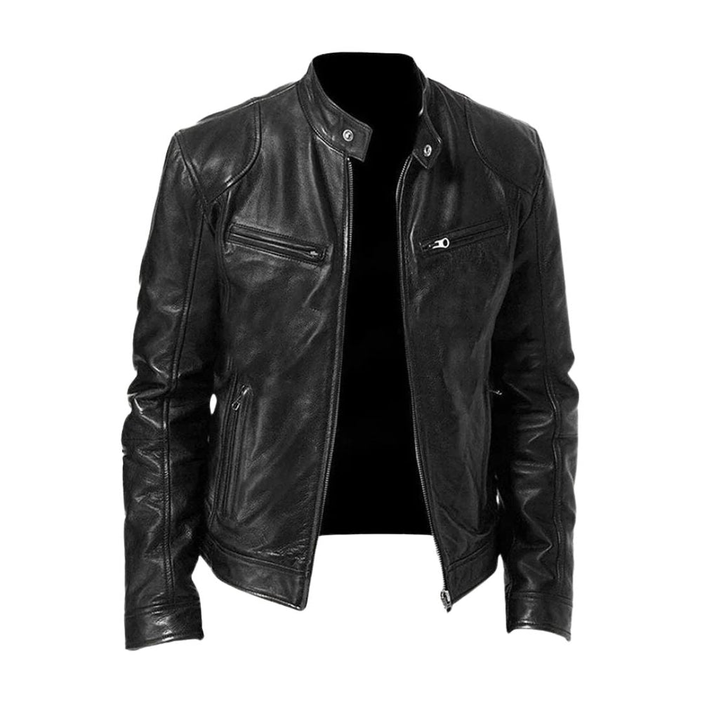 BRUNO - Chaqueta de piel de motorista™