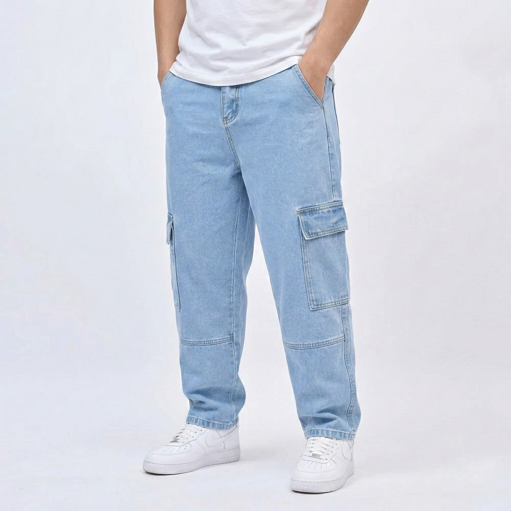 ALBERTO - Pantalón cargo denim™