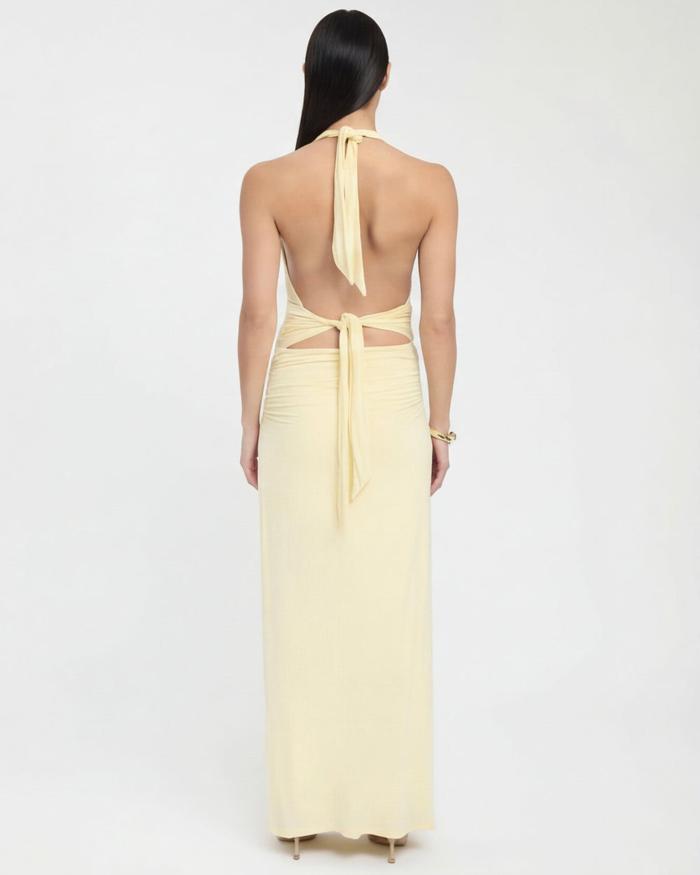 ARIA | Vestido Largo Halter Nyx