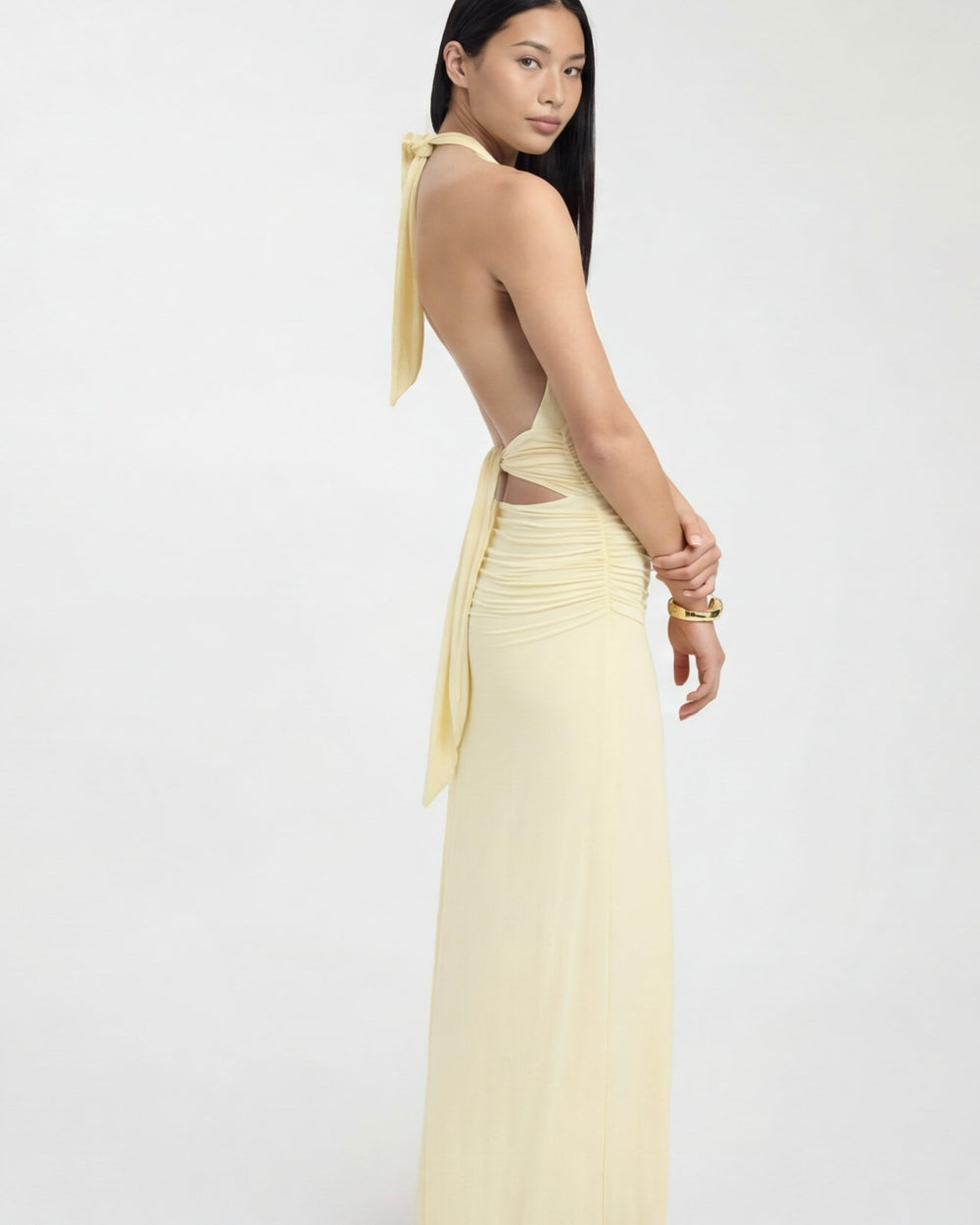 ARIA | Vestido Largo Halter Nyx