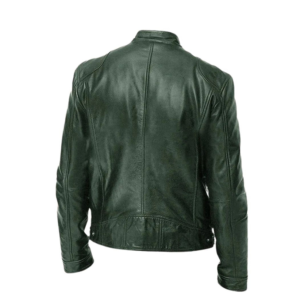 BRUNO - Chaqueta de piel de motorista™