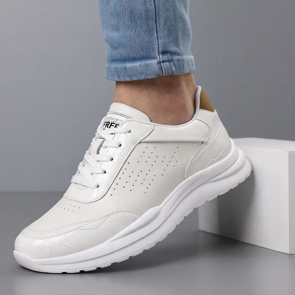 Zapatillas de piel