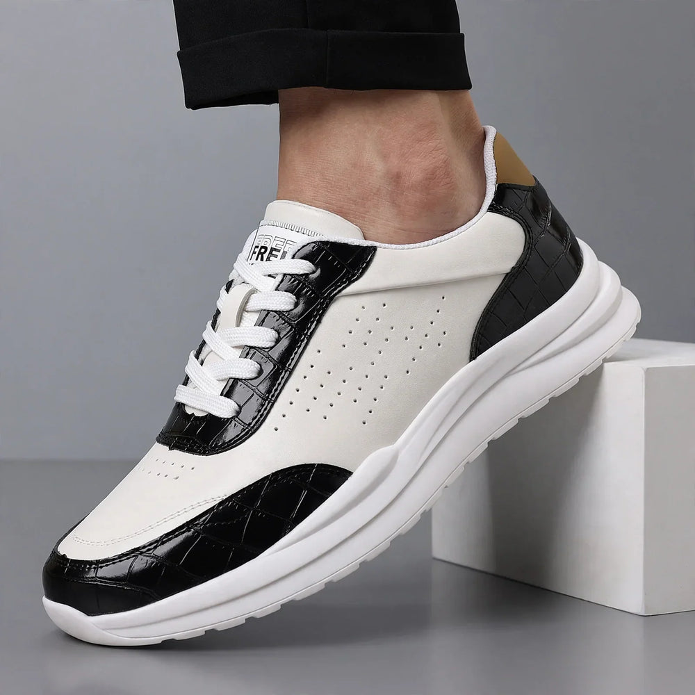 Zapatillas de piel