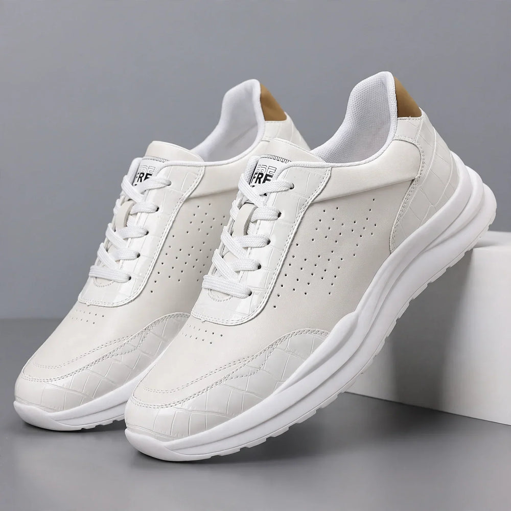 Zapatillas de piel