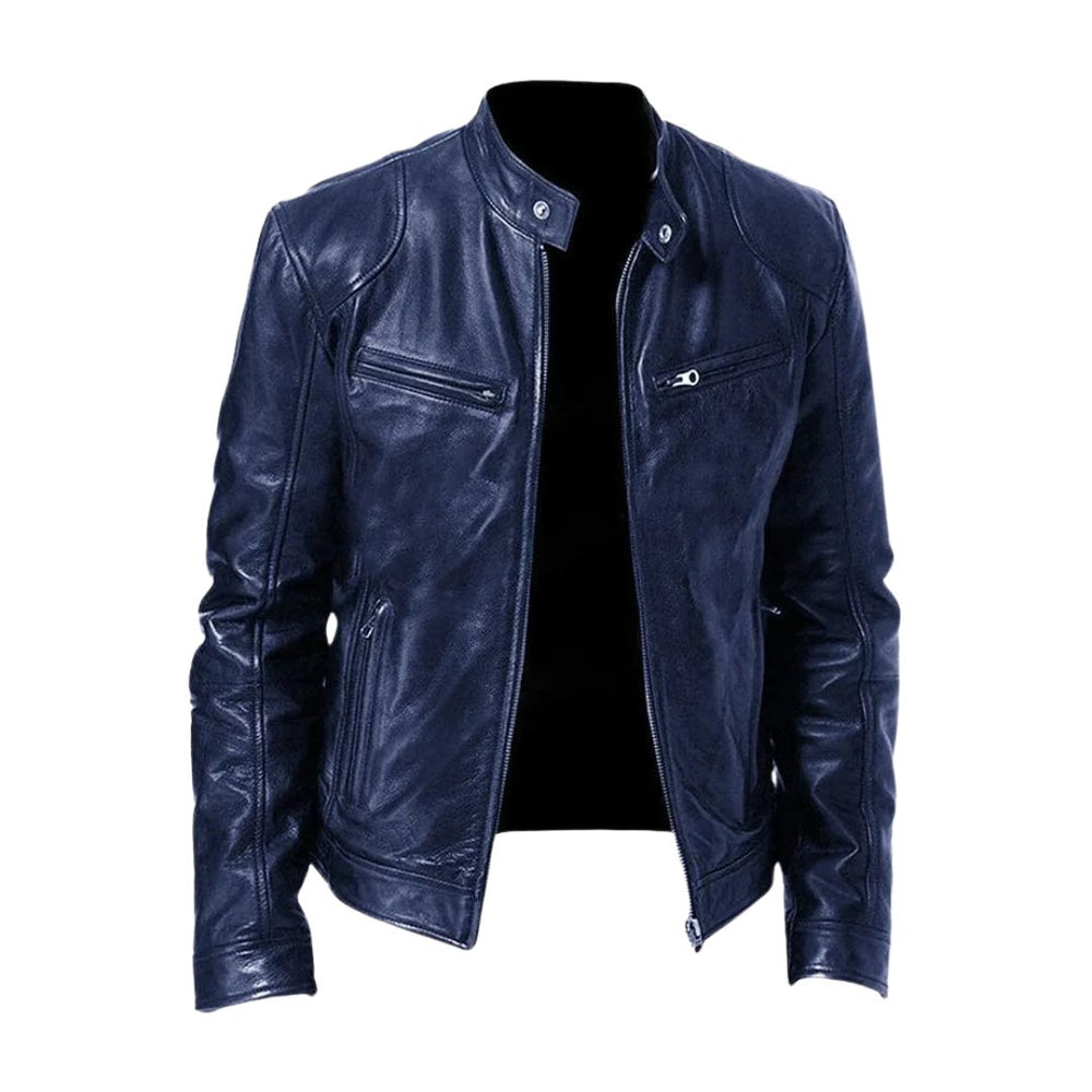 BRUNO - Chaqueta de piel de motorista™