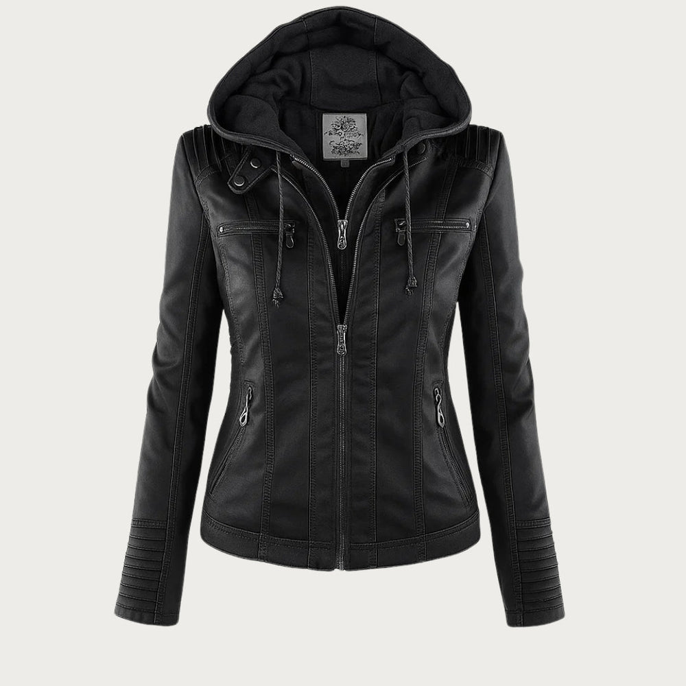 Flavia | Chaqueta de Piel Robusta y Elegante