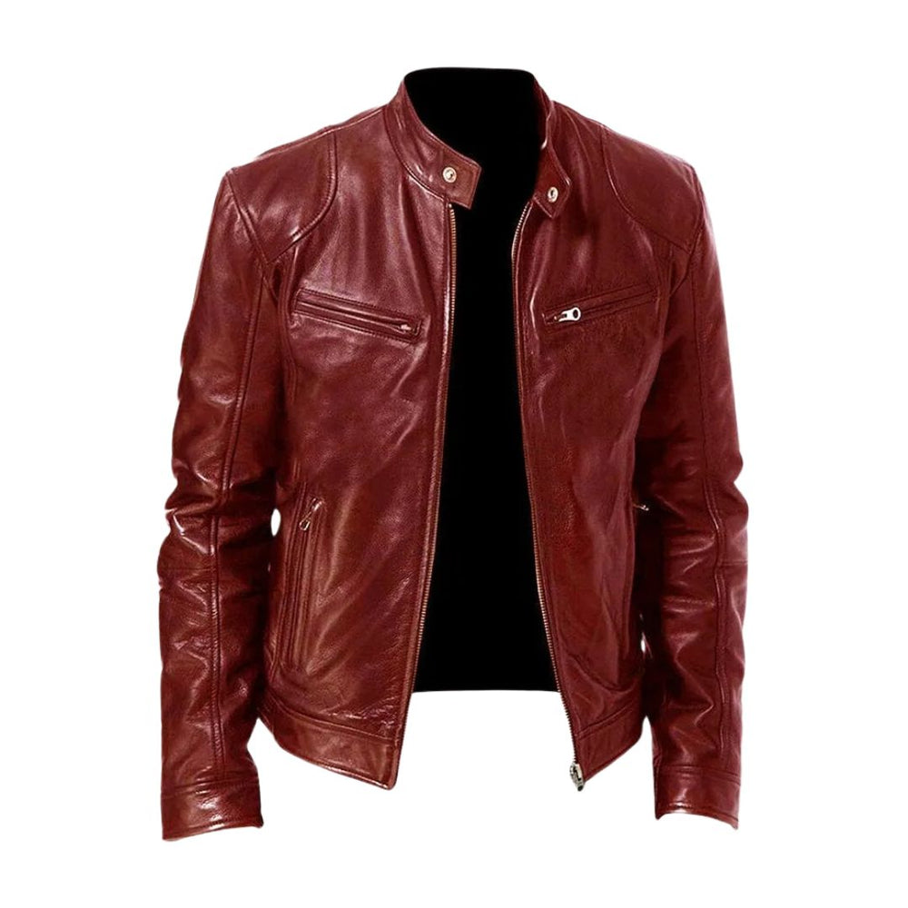 BRUNO - Chaqueta de piel de motorista™