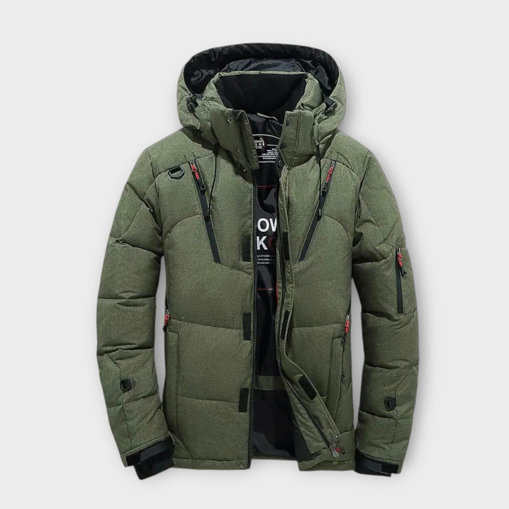 Álvaro | Parka masculina de invierno sólida