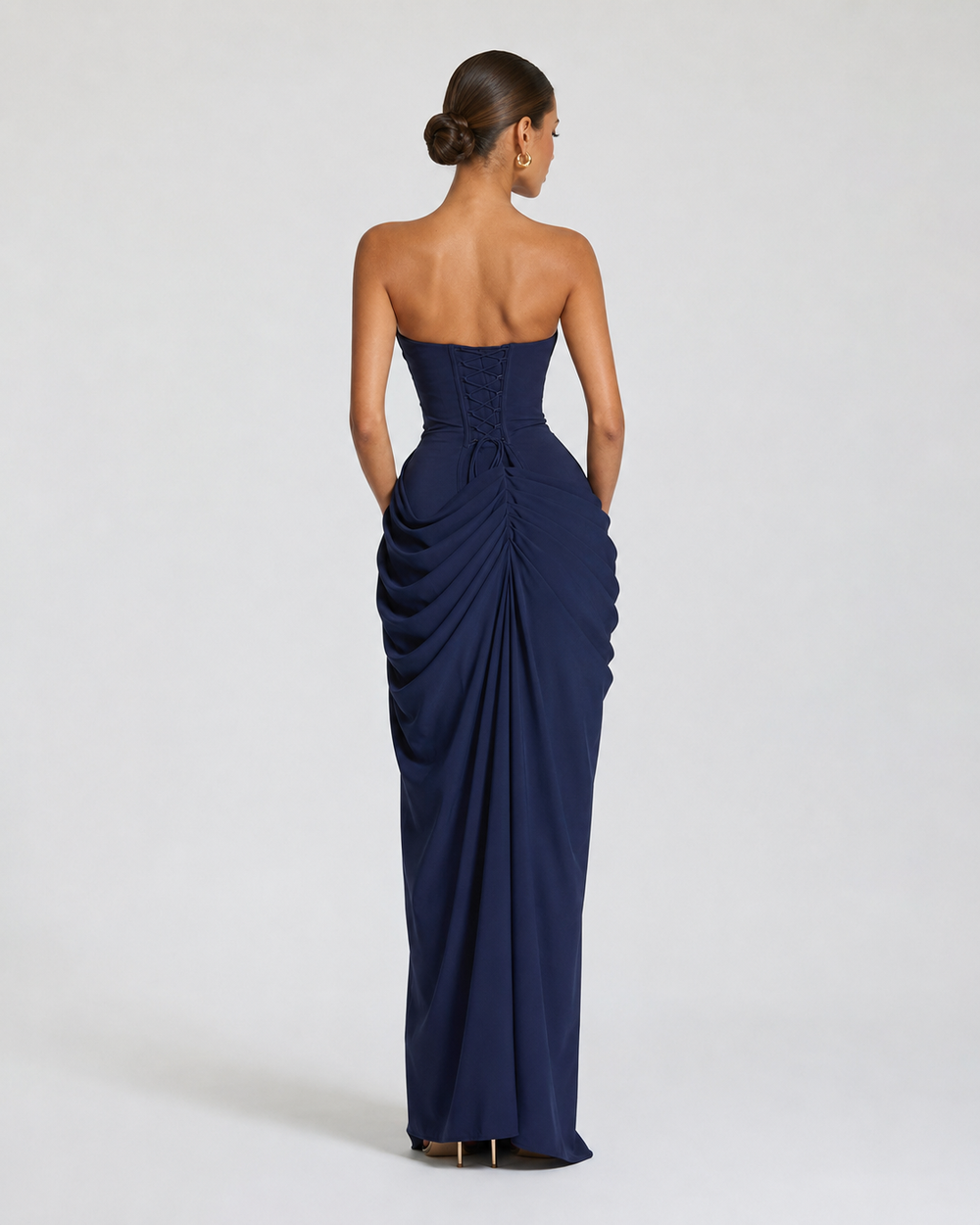 Vestido de Gala Drapeado Protagonista