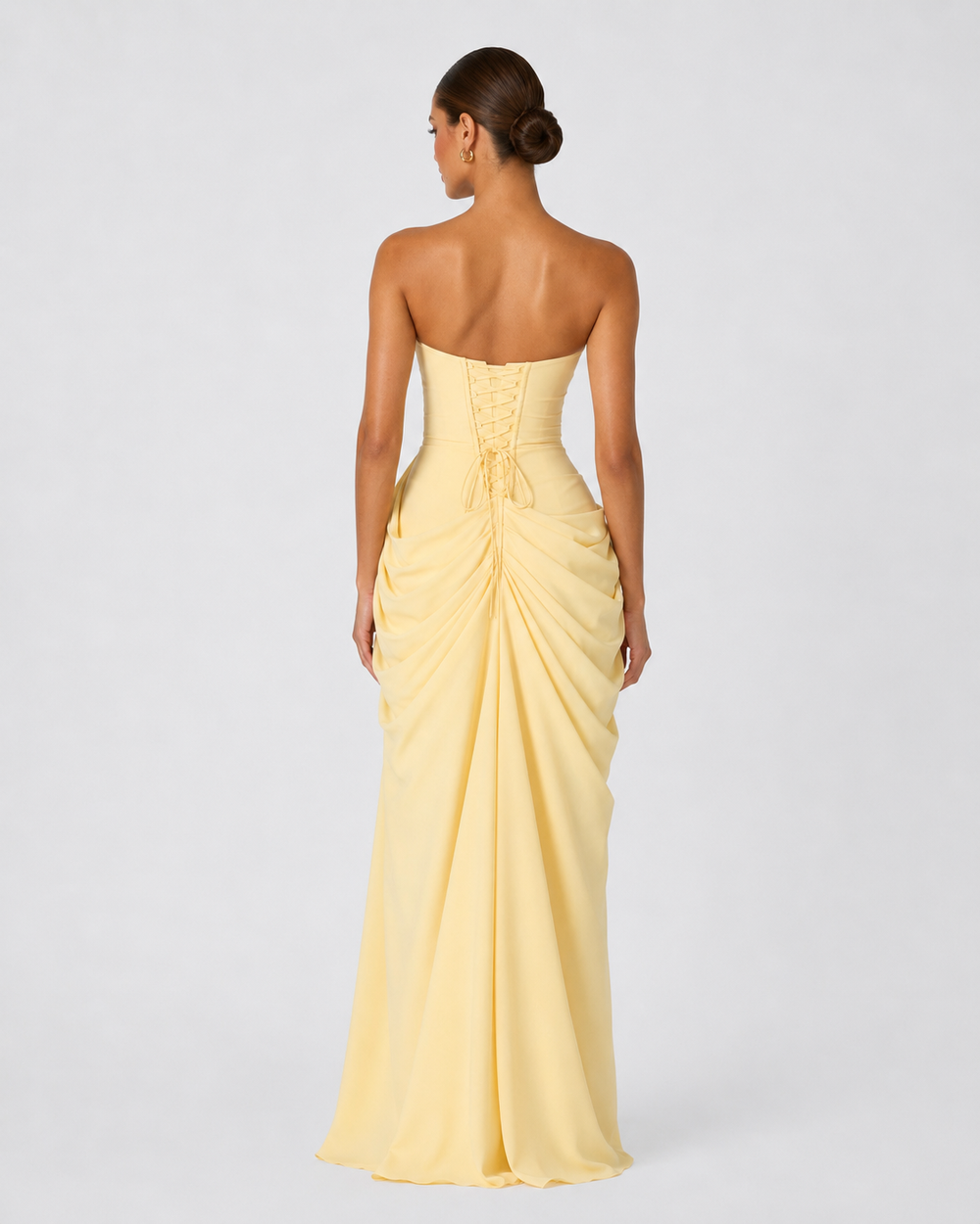 Vestido de Gala Drapeado Protagonista