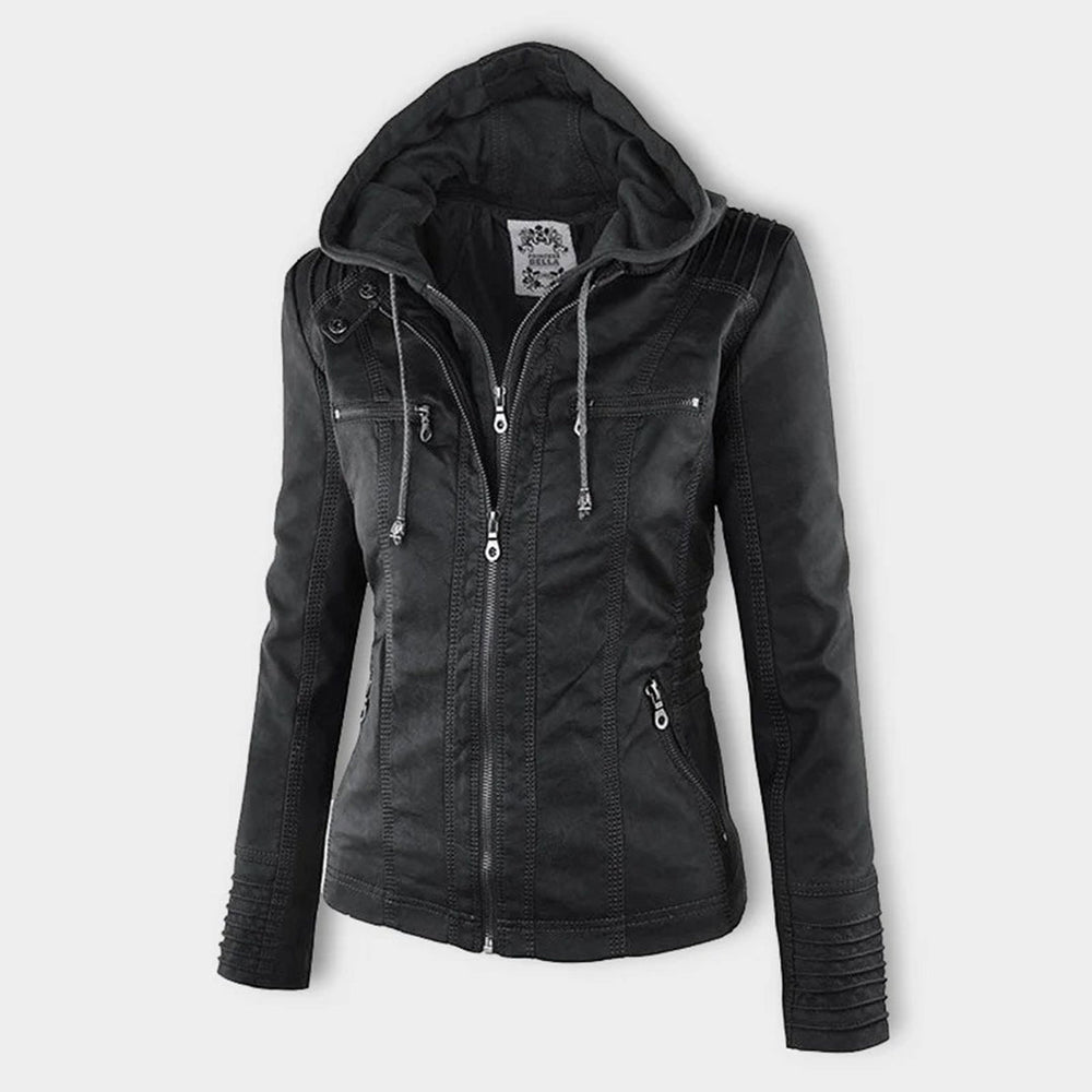 Flavia | Chaqueta de Piel Robusta y Elegante