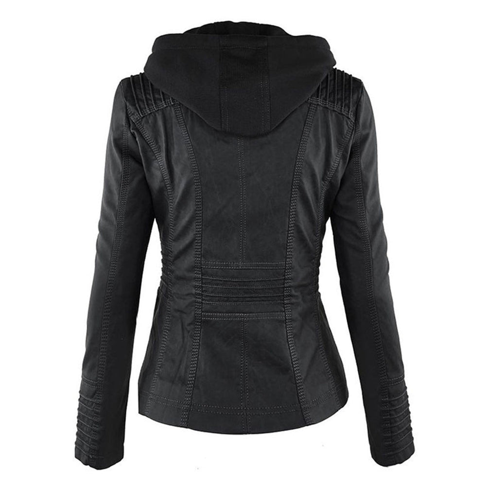 Flavia | Chaqueta de Piel Robusta y Elegante