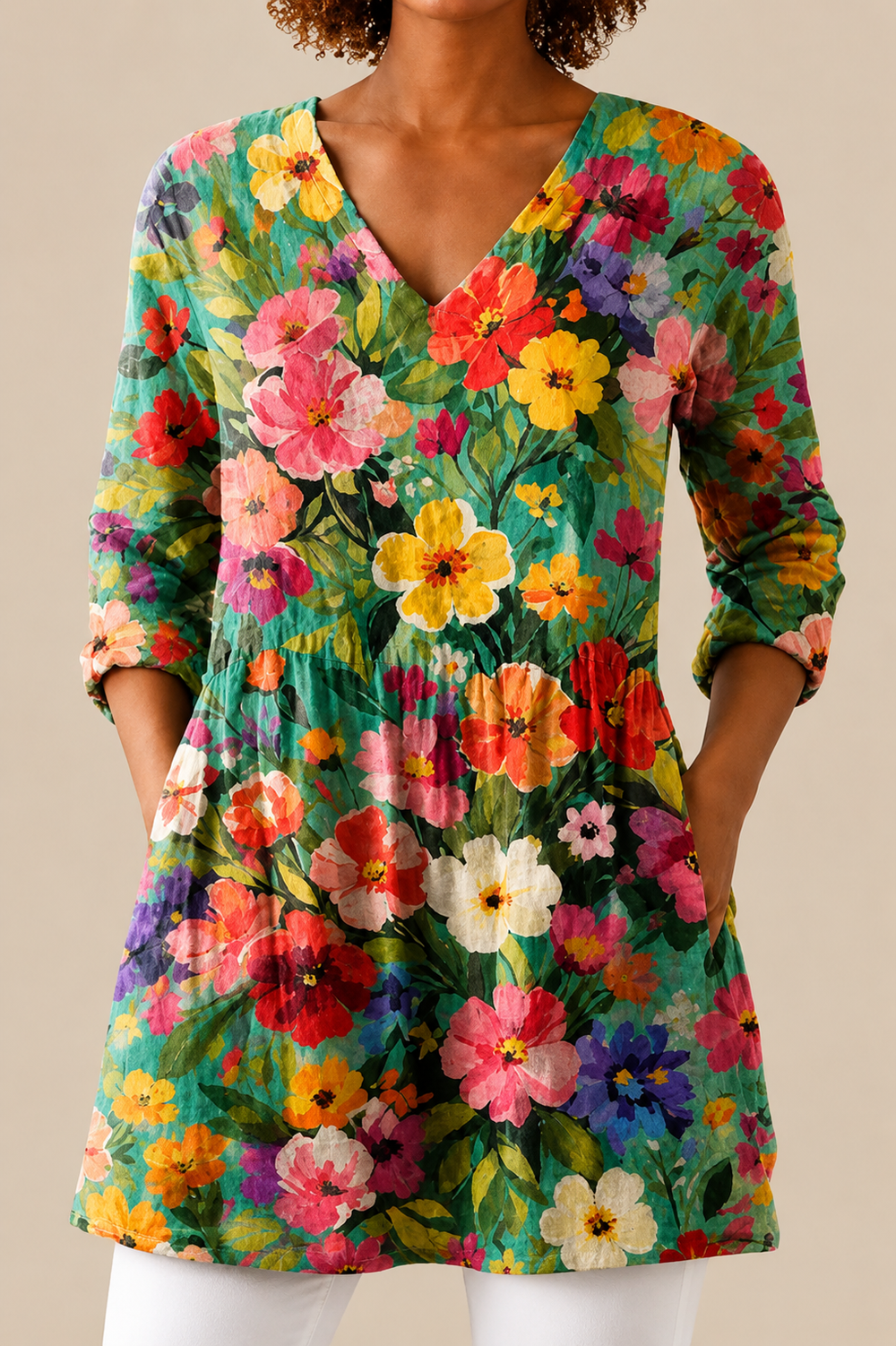 KEIRA - BLUSA LARGA DE ESTAMPADO