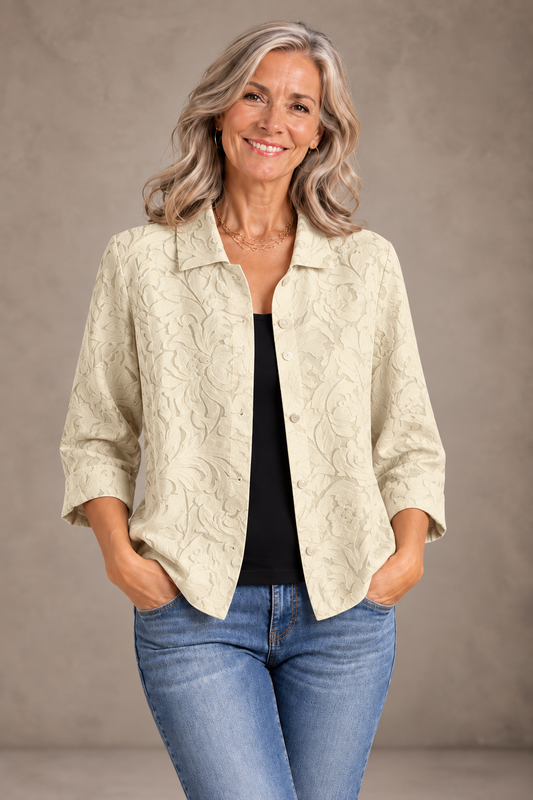 DELPHINETTE - BLUSA DE MANGA LARGA