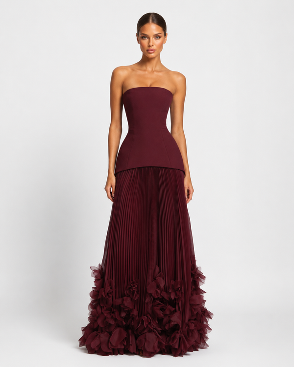 Vestido Largo de Gala Roseta