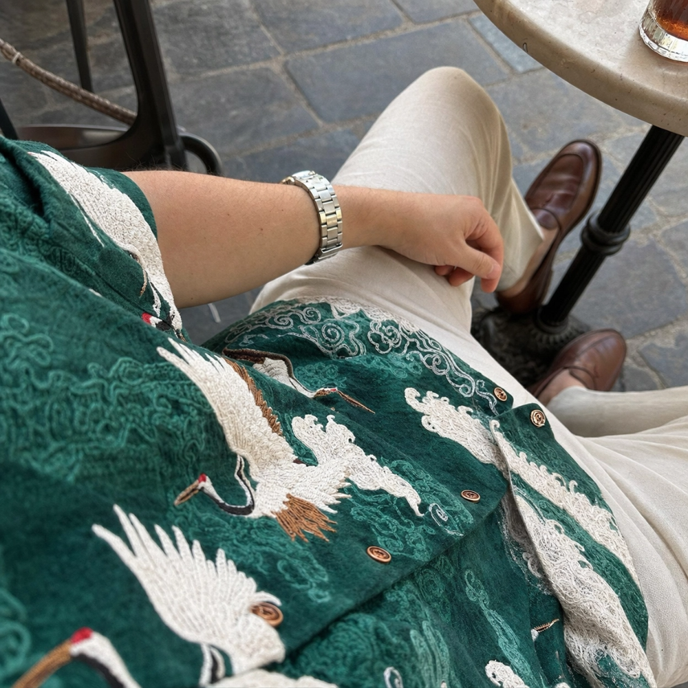 AURELIO - CAMISA DE VERANO CON DISEÑO