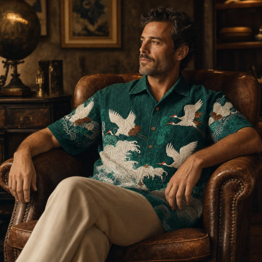 AURELIO - CAMISA DE VERANO CON DISEÑO
