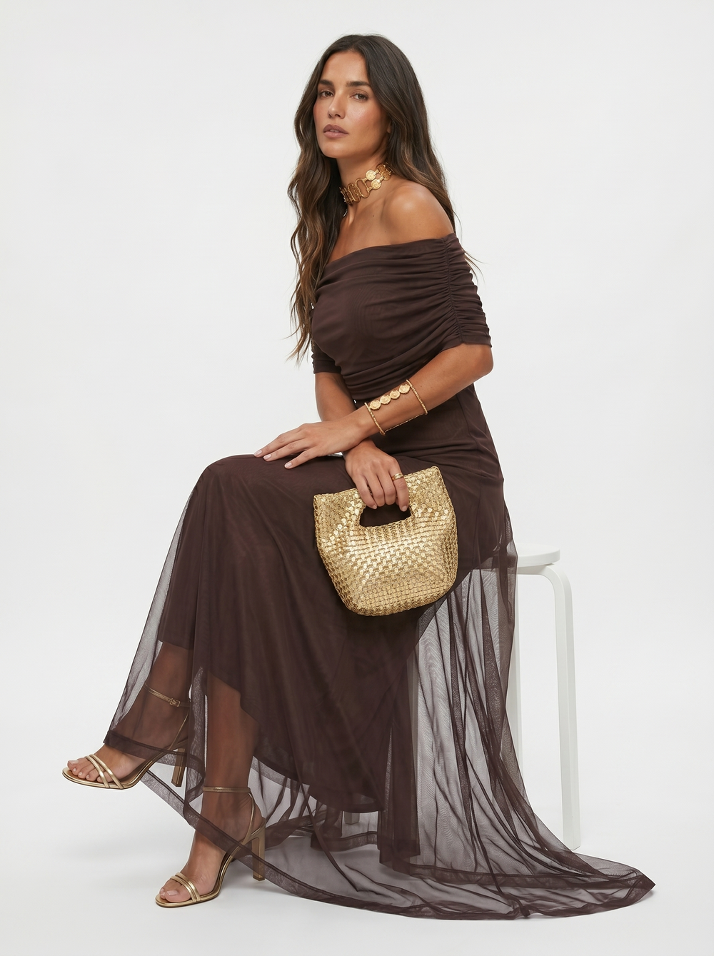 CARLA - VESTIDO LARGO ELEGANTE
