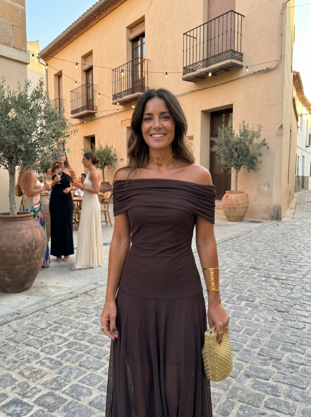 CARLA - VESTIDO LARGO ELEGANTE