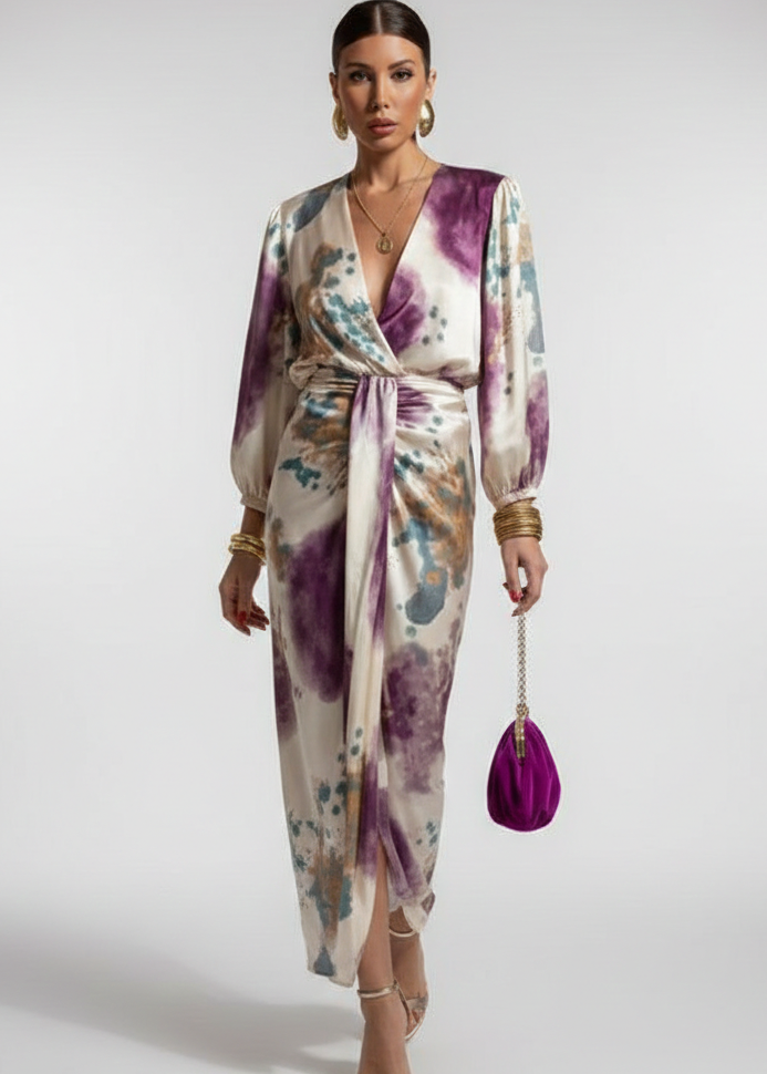 FRANCESCA - VESTIDO MIDI FLORAL