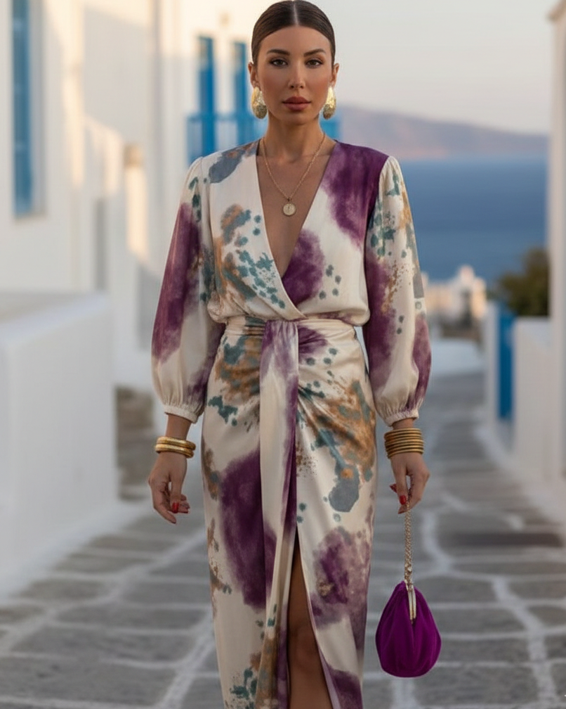 FRANCESCA - VESTIDO MIDI FLORAL
