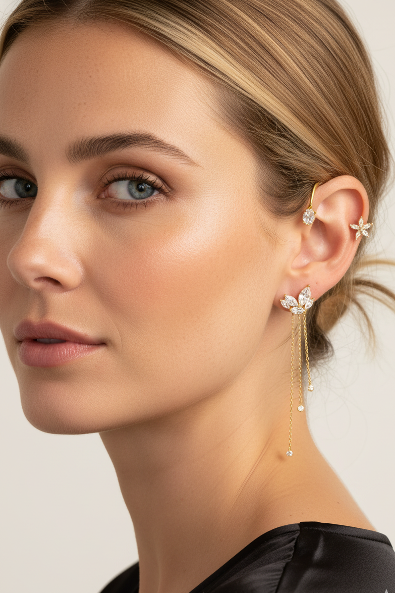 Aurora Starfall Ear Cuff