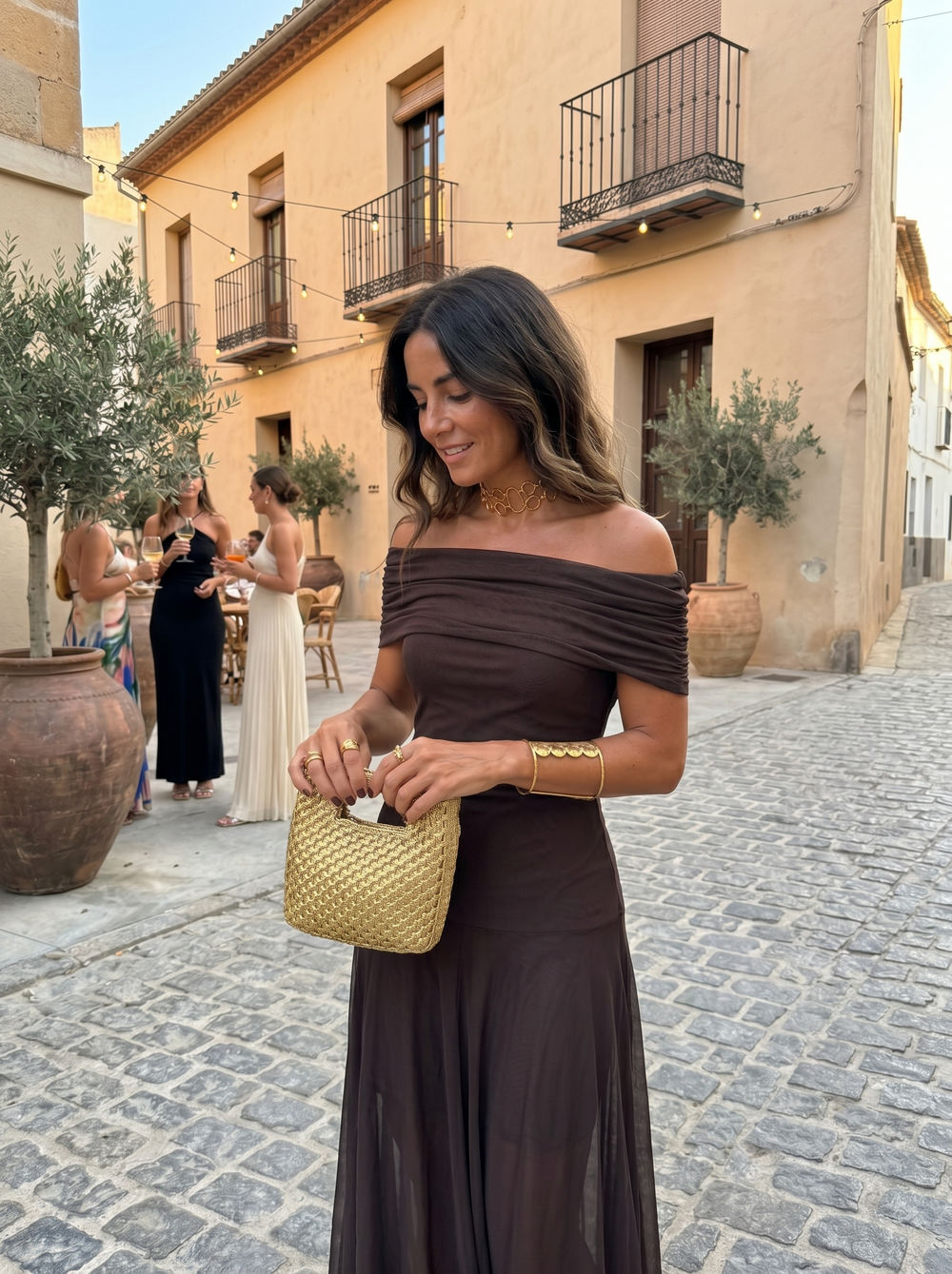 CARLA - VESTIDO LARGO ELEGANTE