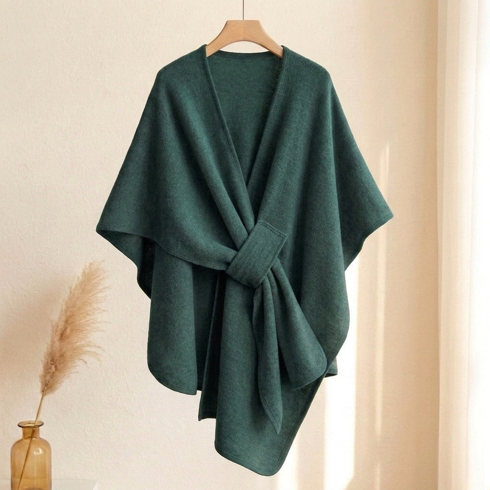 ALPINA - PONCHO BUFANDA DE LANA
