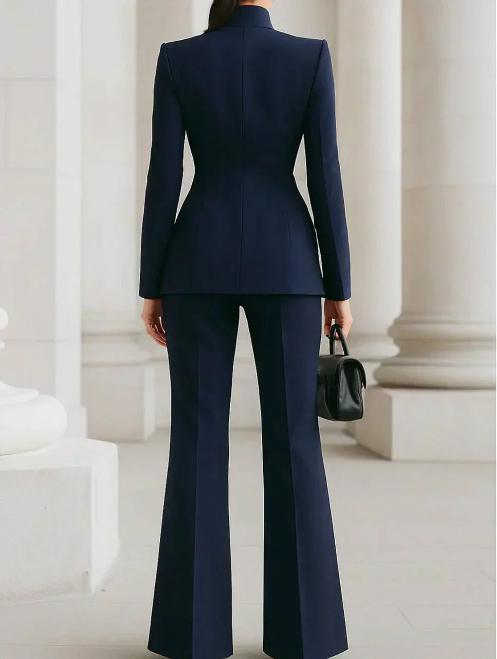 GIA - CONJUNTO ELEGANTE CON BLAZER Y PANTALÓN PALAZZO