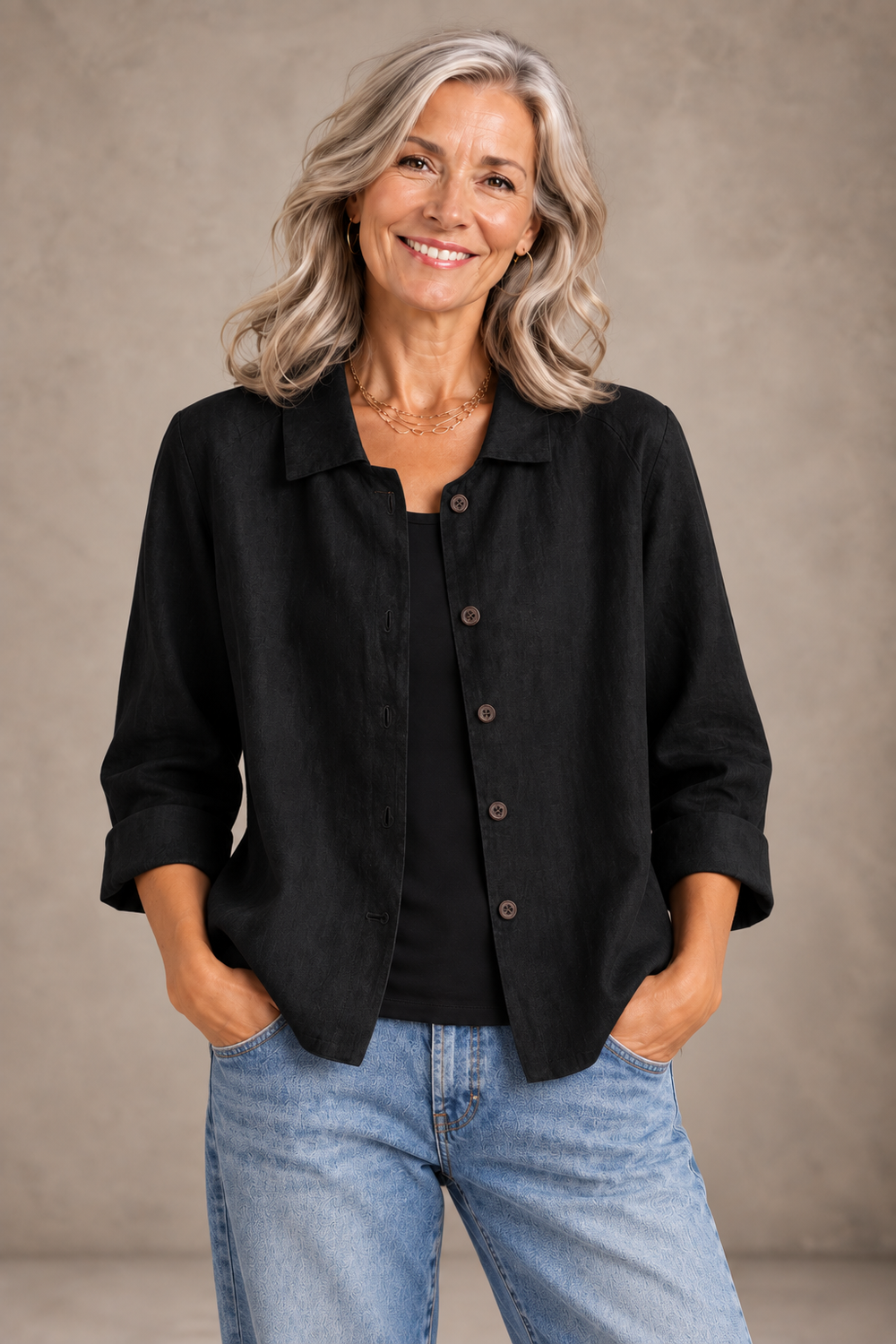 YSOLDE - BLUSA DE MANGA LARGA