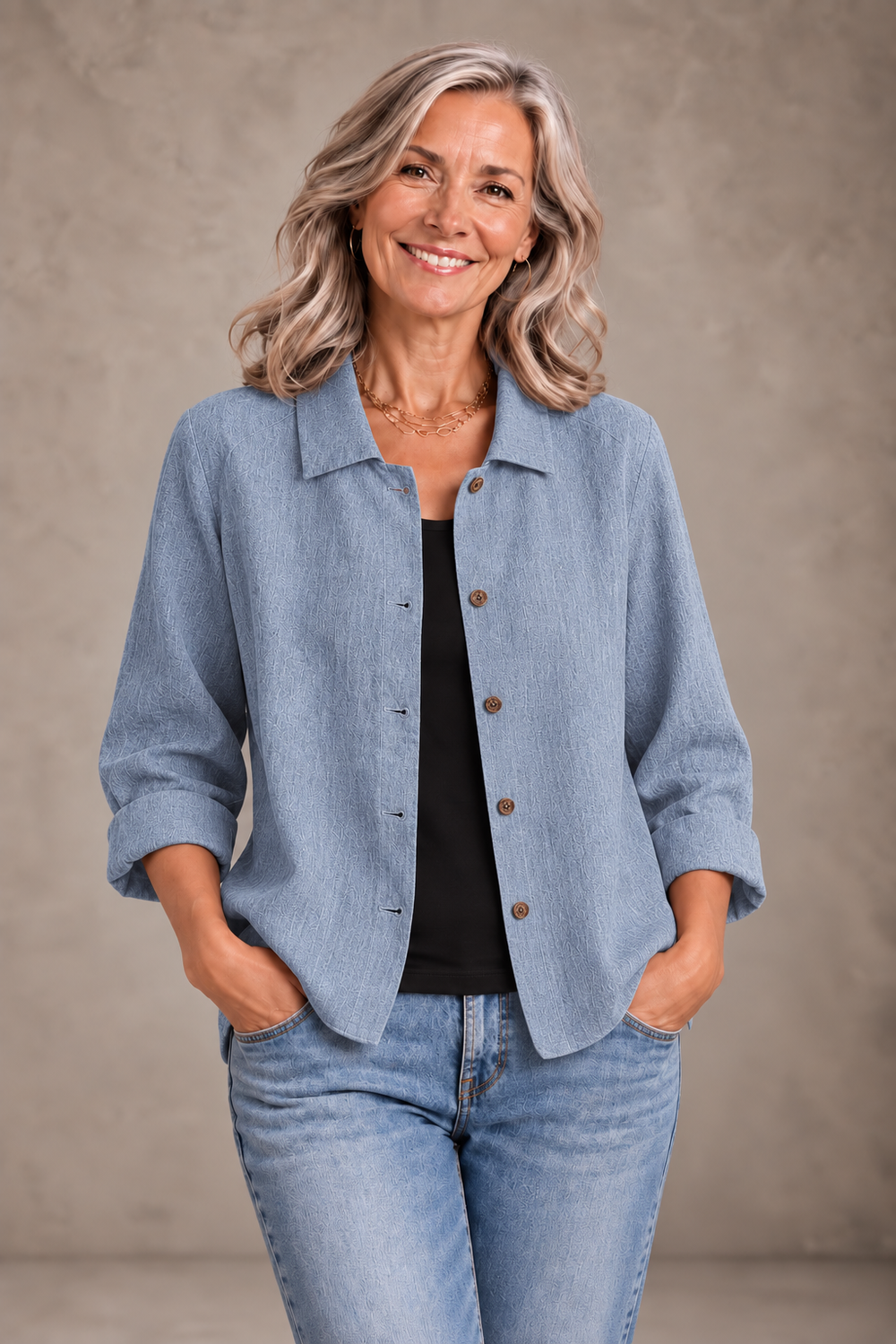 WILHELMINE - BLUSA DE MANGA LARGA
