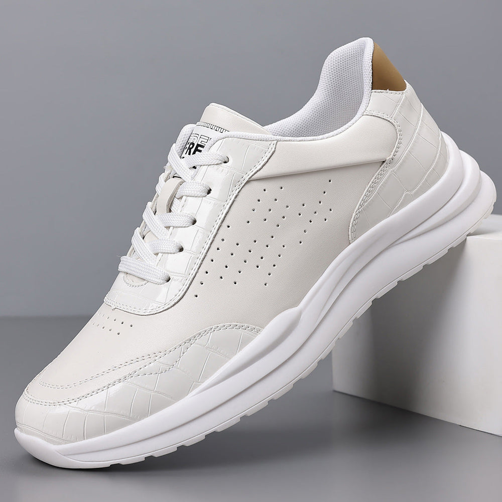 Zapatillas de piel