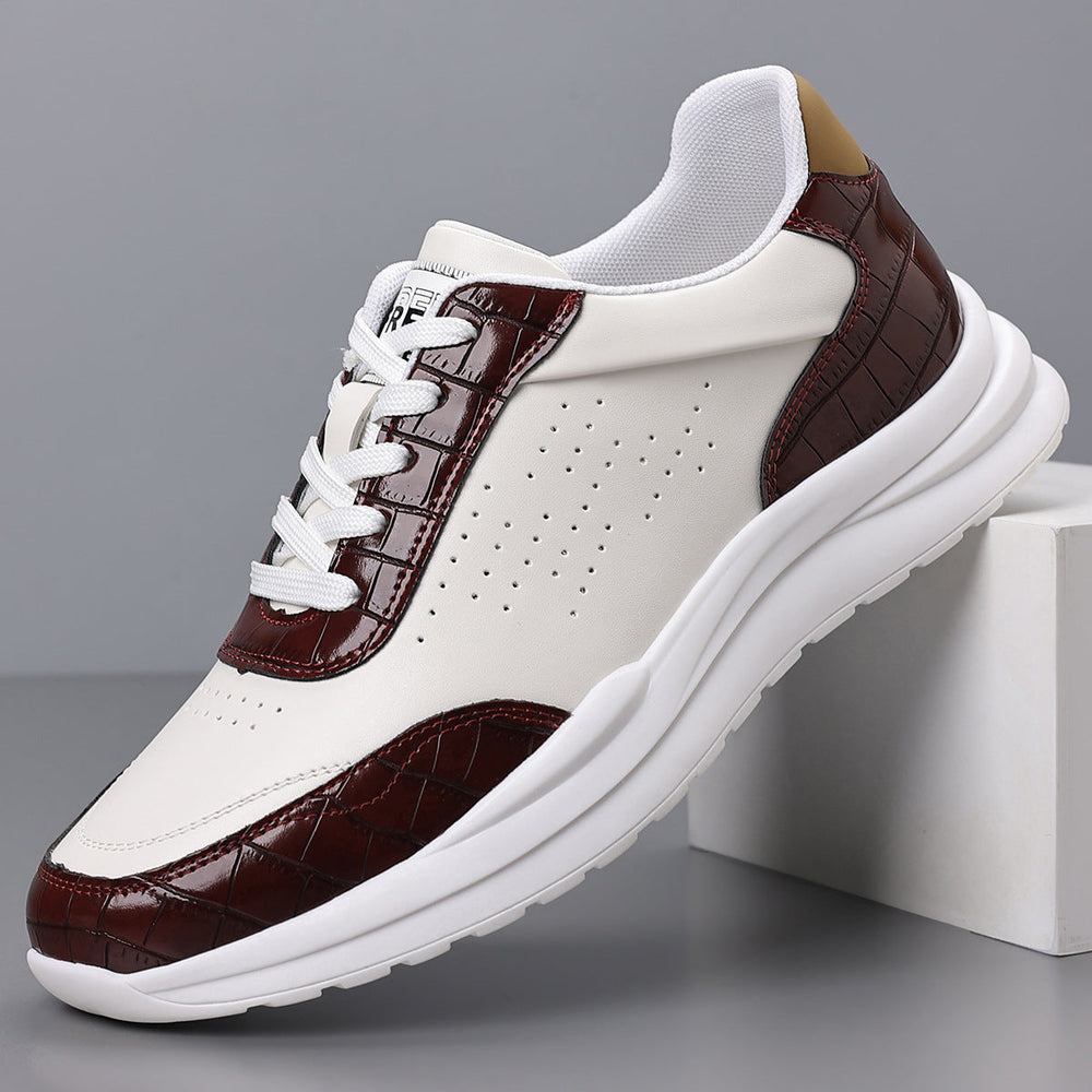 Zapatillas de piel