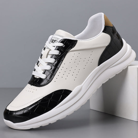 Zapatillas de piel
