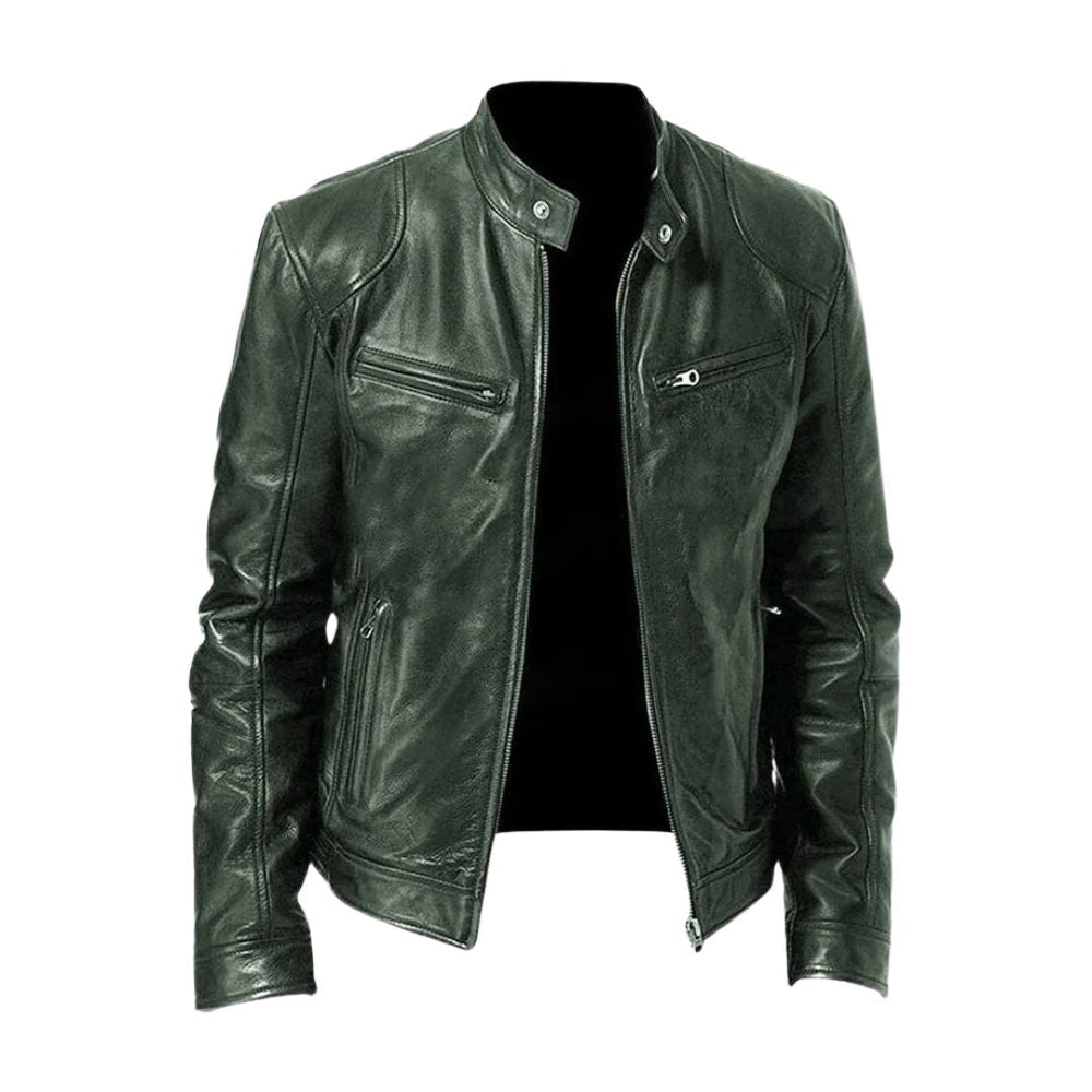 BRUNO - Chaqueta de piel de motorista™