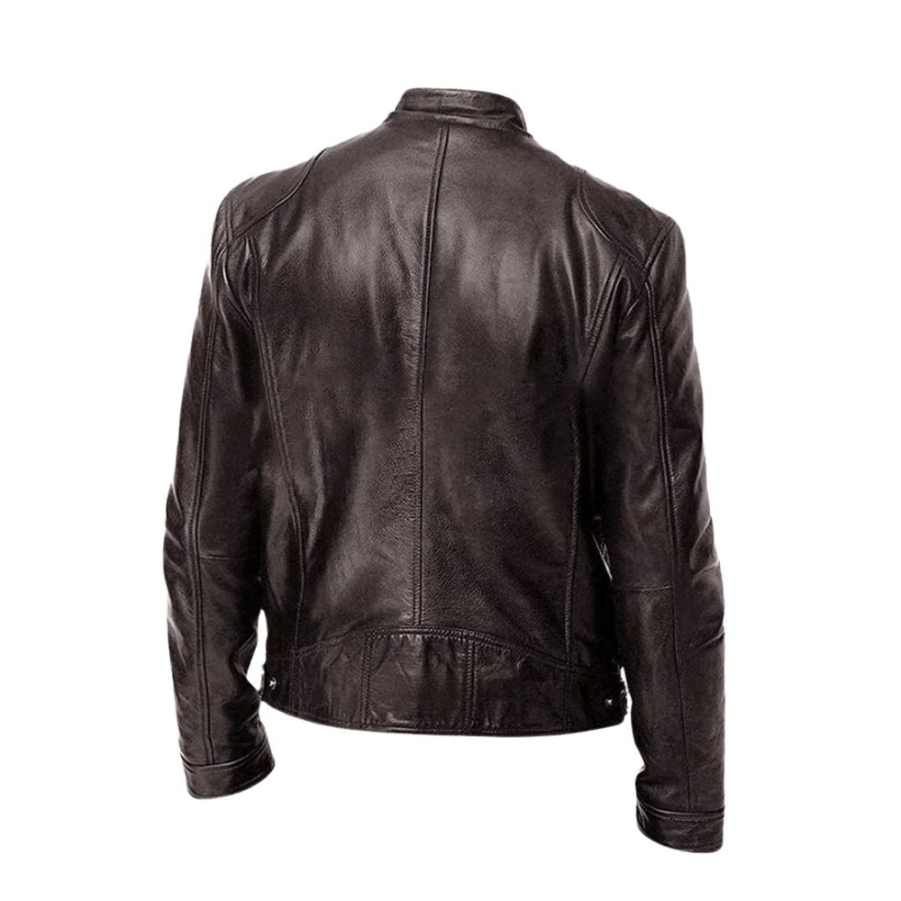 BRUNO - Chaqueta de piel de motorista™