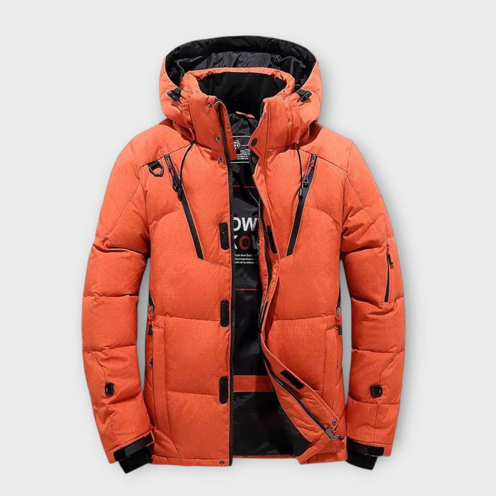 Álvaro | Parka masculina de invierno sólida