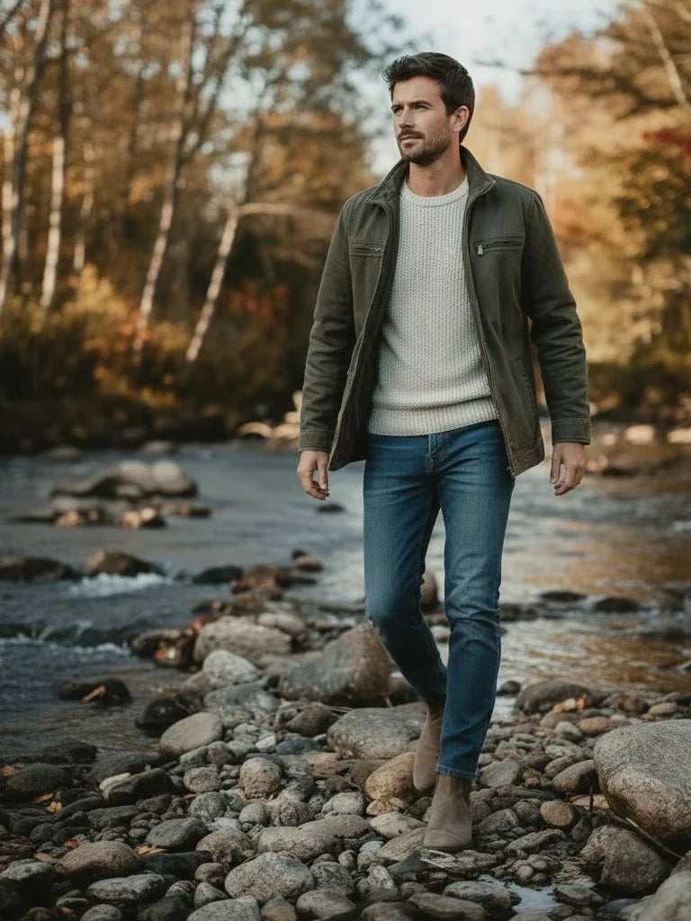 ALONSO - Chaqueta de ante vintage™