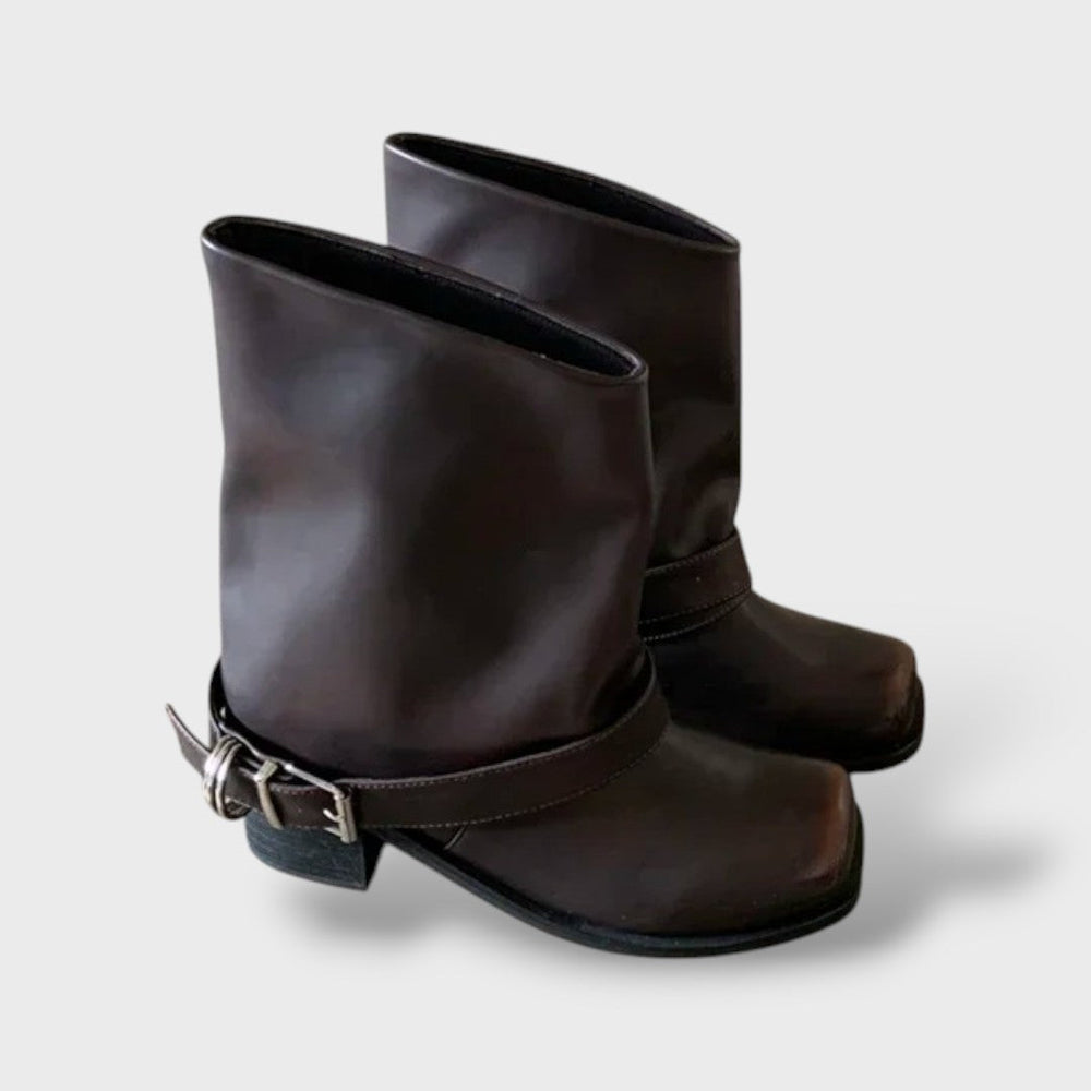 MARA - BOTINES COWBOY DE PUNTA CUADRADA