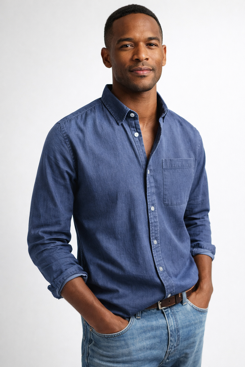 CARLOS - CAMISA INFORMAL DE ALGODÓN