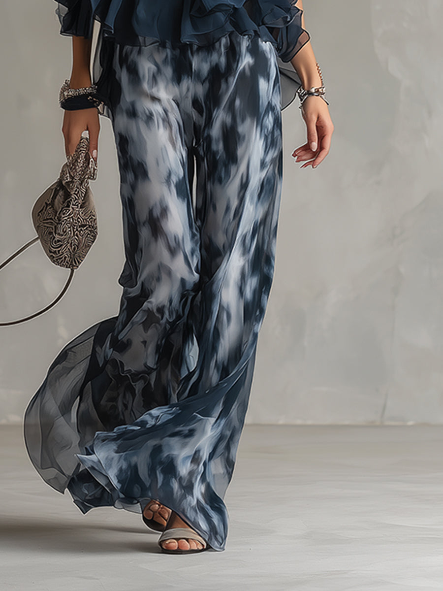 ÉLISE - CONJUNTO HALTER & PALAZZO PARA MUJER