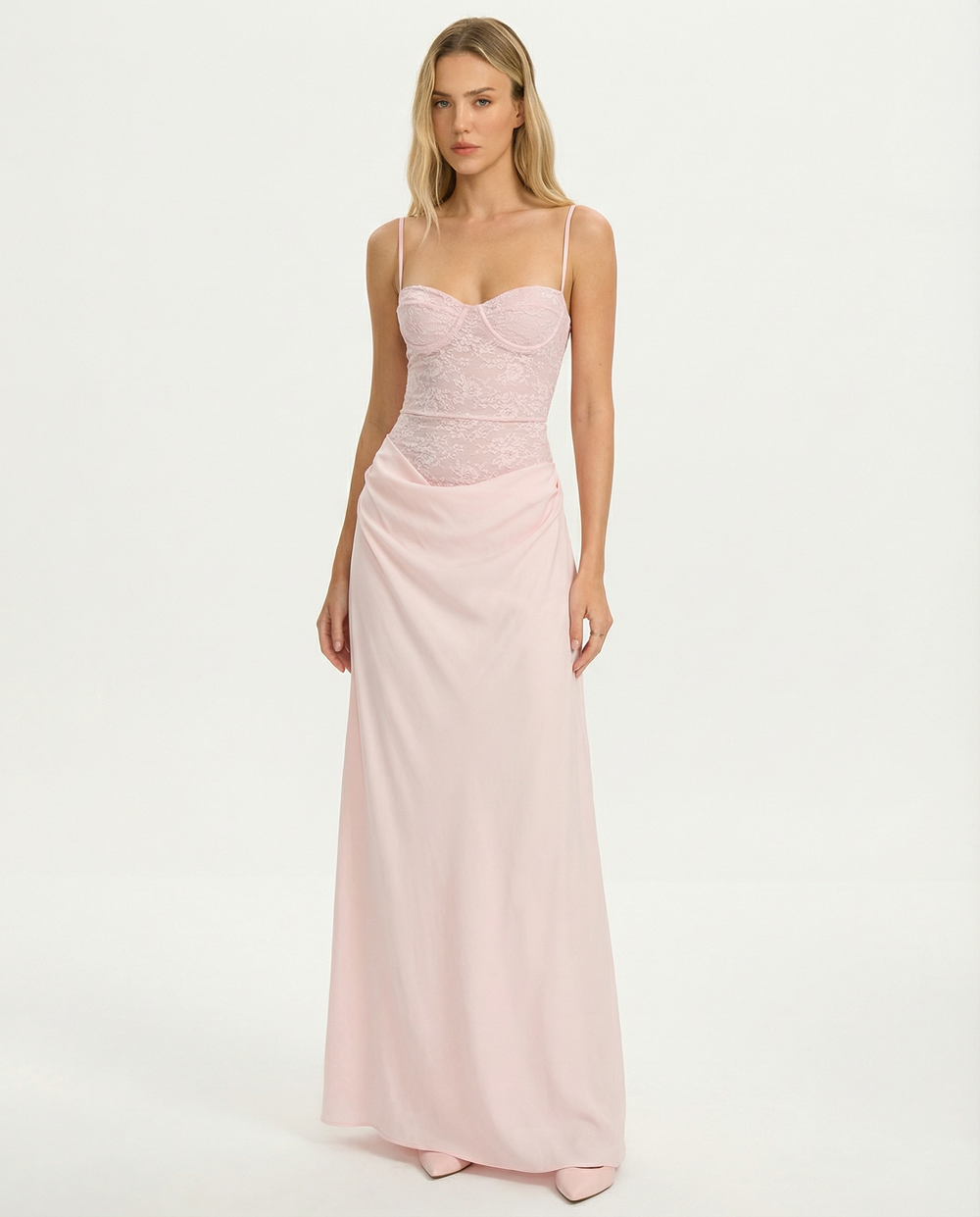 ARIA | Vestido Largo Musa Rosa