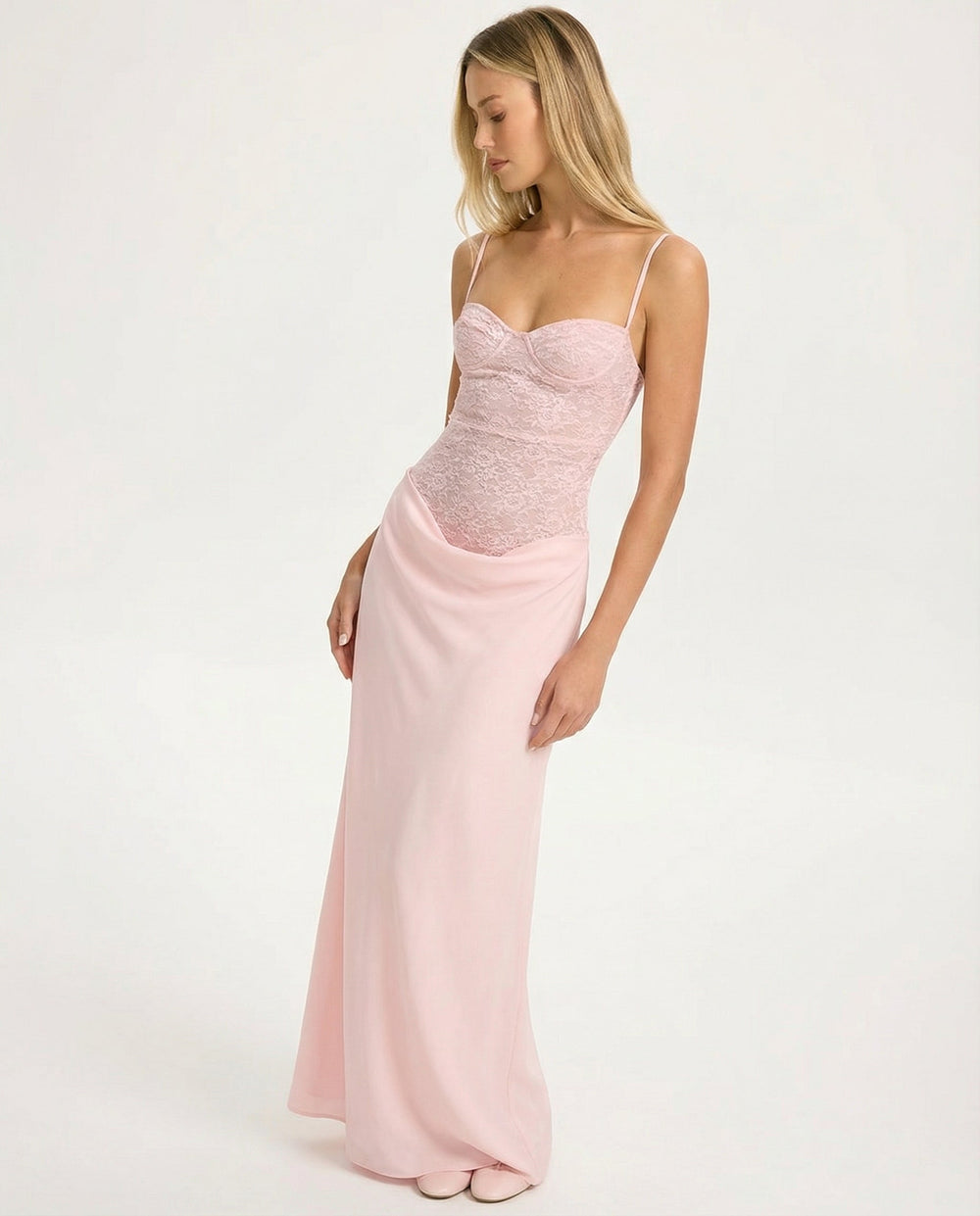 ARIA | Vestido Largo Musa Rosa
