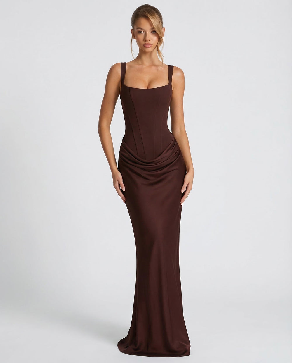 ARIA | Vestido Largo Reloj de Arena