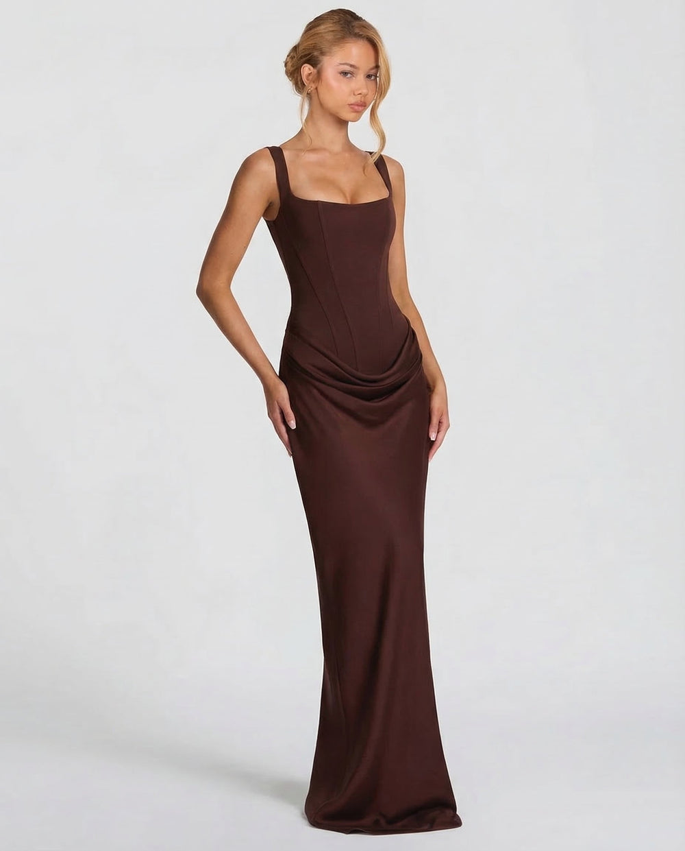 ARIA | Vestido Largo Reloj de Arena