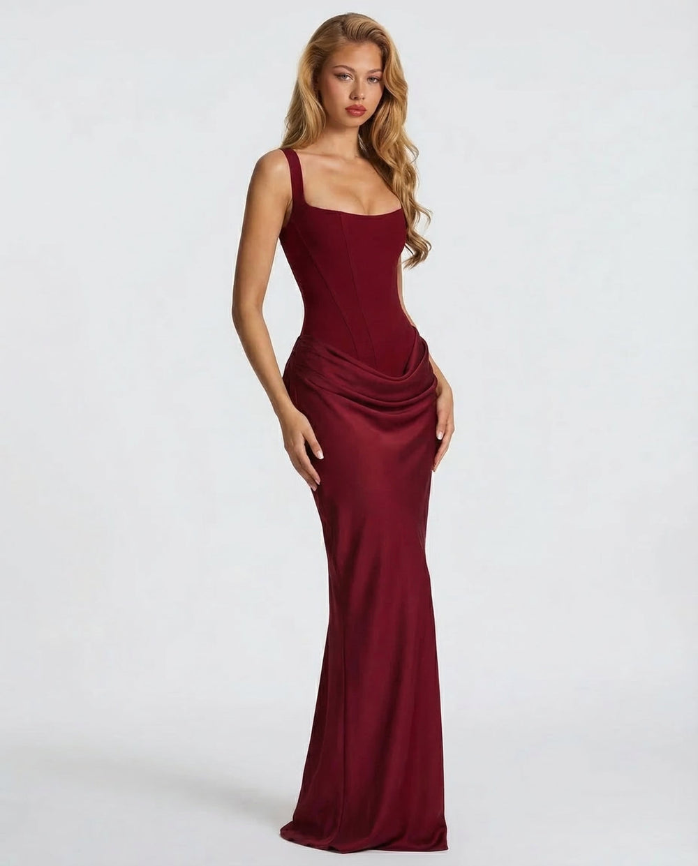 ARIA | Vestido Largo Reloj de Arena